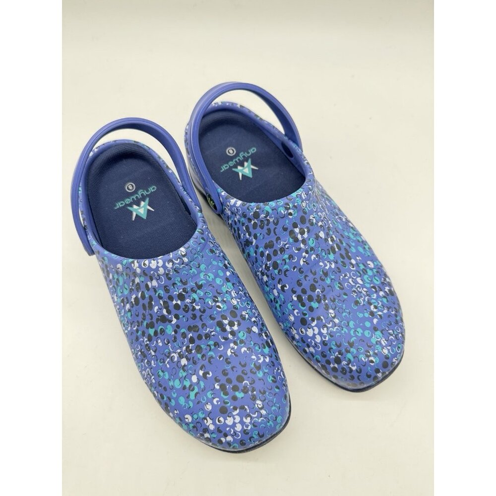 Anywear Unisex Anti Slip Closed Back EVA Nursing Clogs Shoes - Size W8 M6